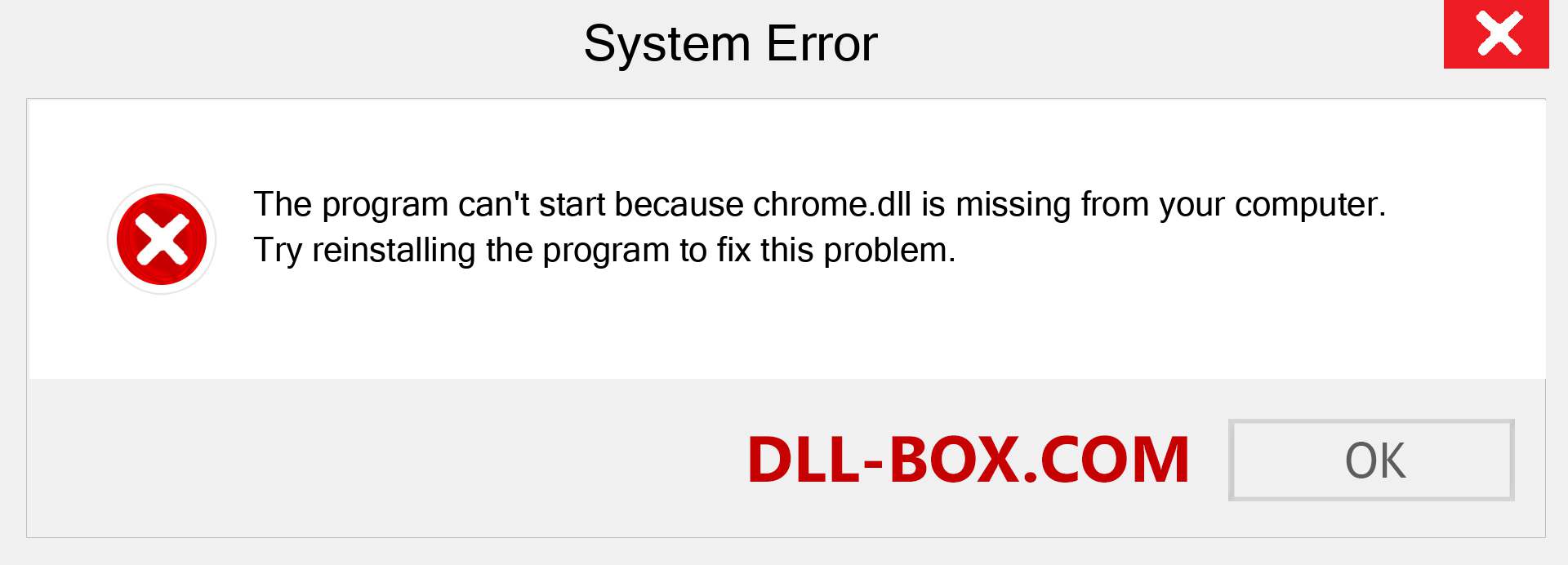  chrome.dll file is missing?. Download for Windows 7, 8, 10 - Fix  chrome dll Missing Error on Windows, photos, images